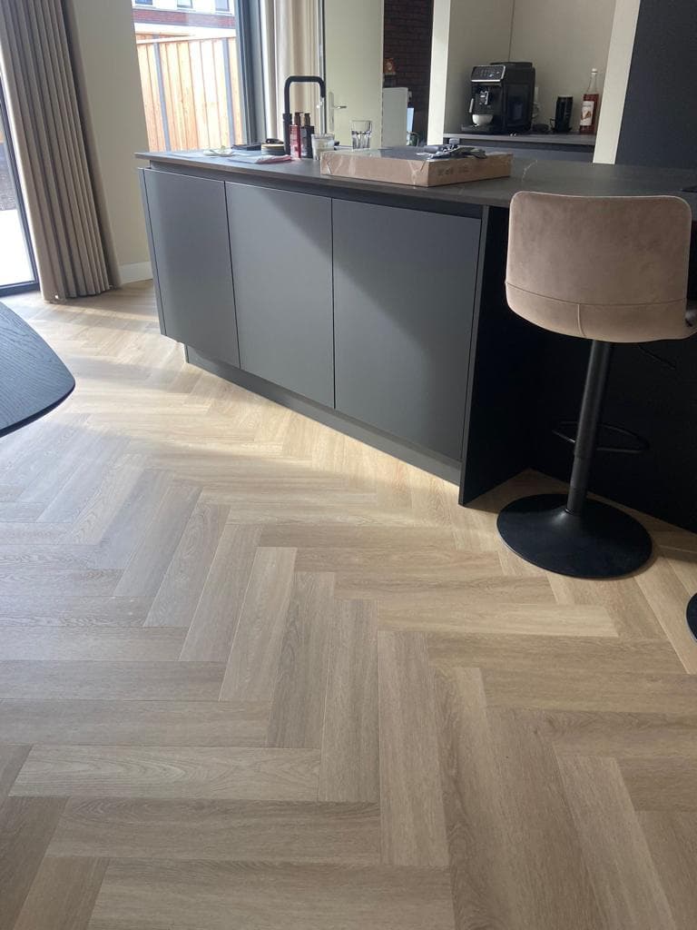 PVC Visgraat - Riva Natural Oak 