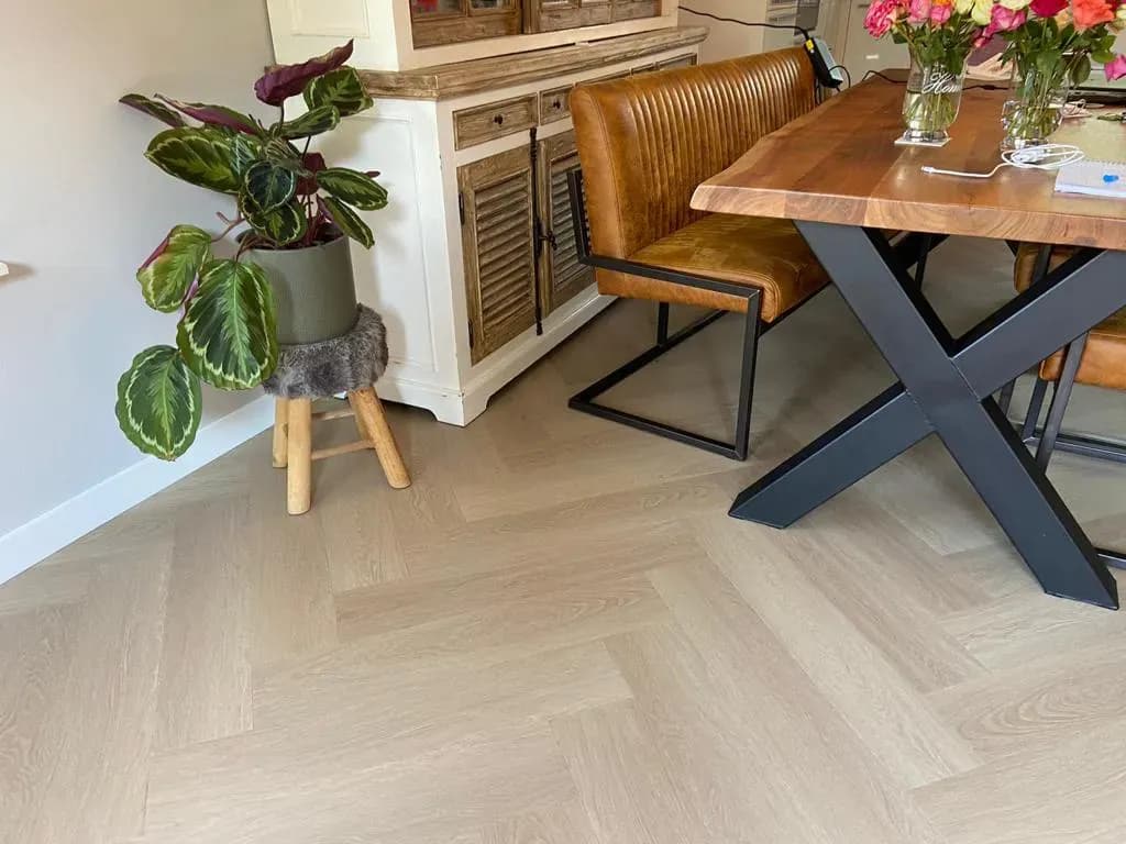 PVC Visgraat - Santorini Beige