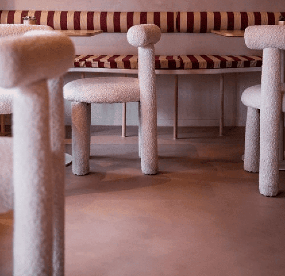 Lavasteen Gietvloer Rose