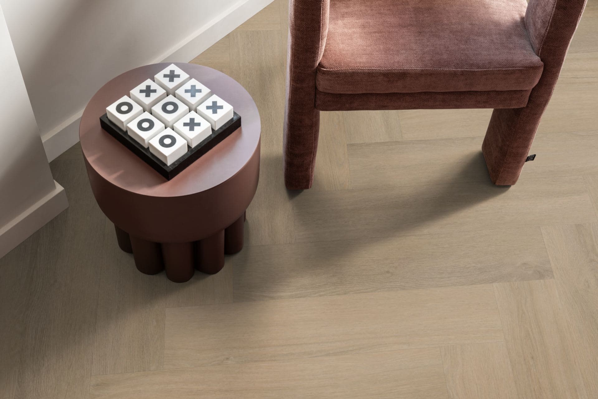 PVC Visgraat - Siena Warm Beige